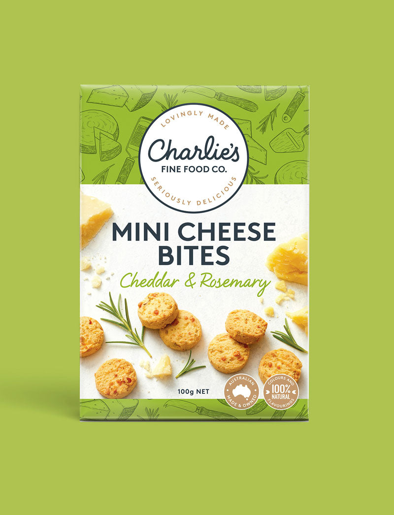 Mini Cheese Bites | Cheddar & Rosemary