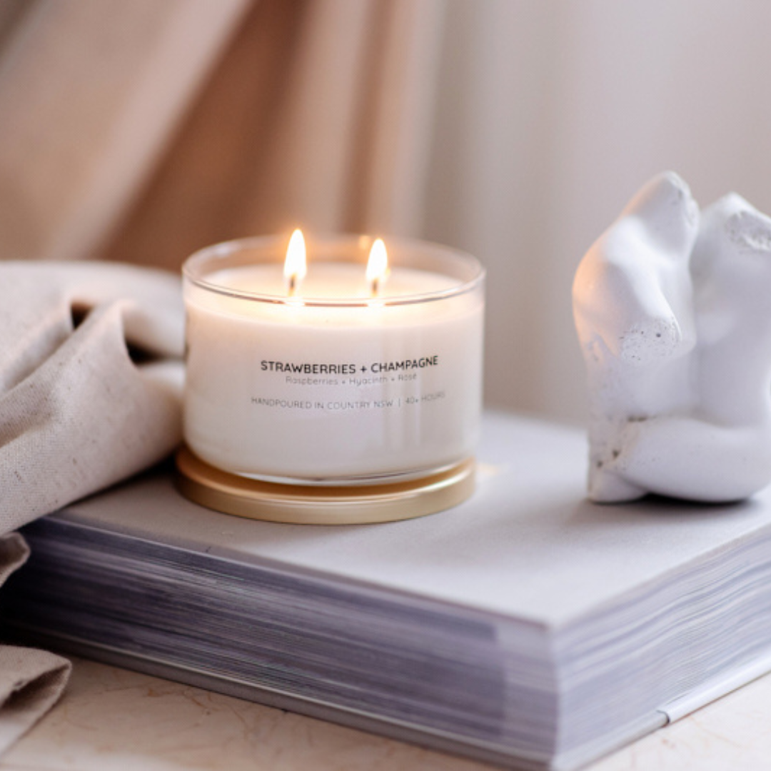 Meeraboo Soy Candle | Strawberries & Champagne